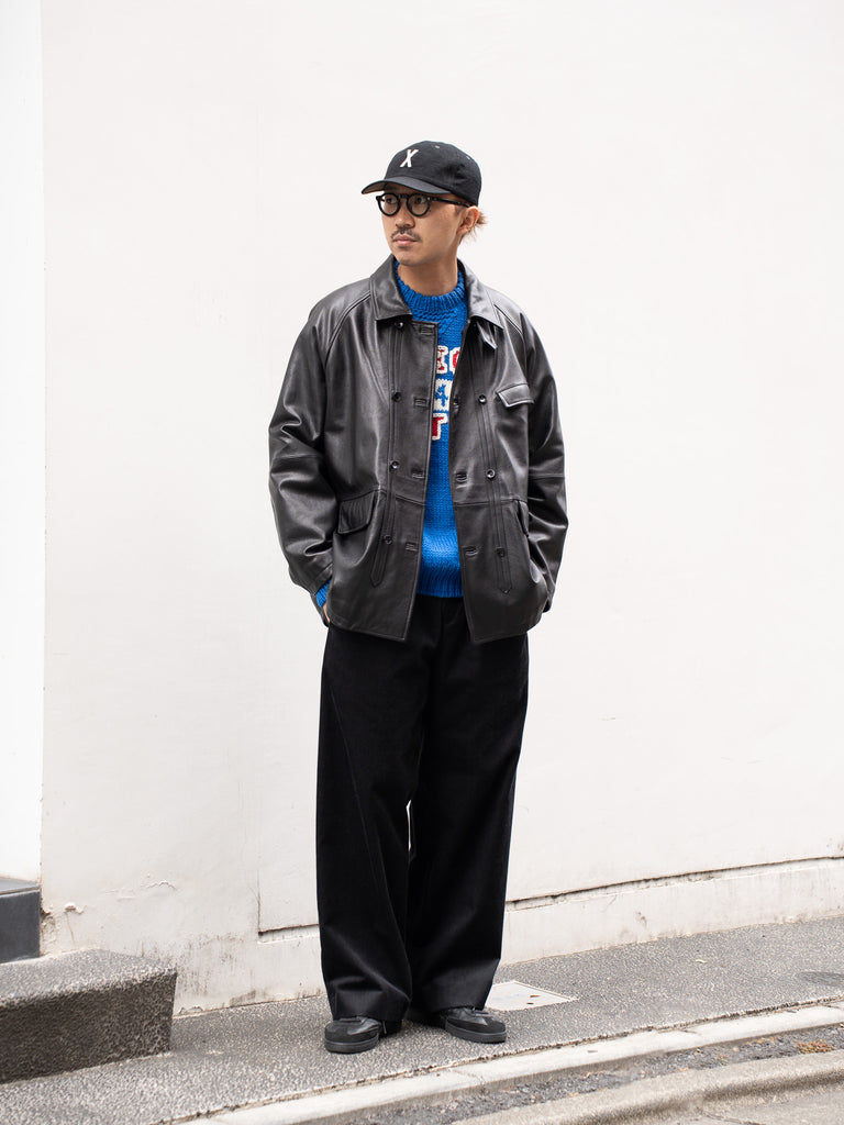 CCU / L.C COVERALL -COW BLACK-｜aIbn公式通販