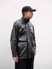 CCU / “LC” COVERALL SHIRT -BLACK-