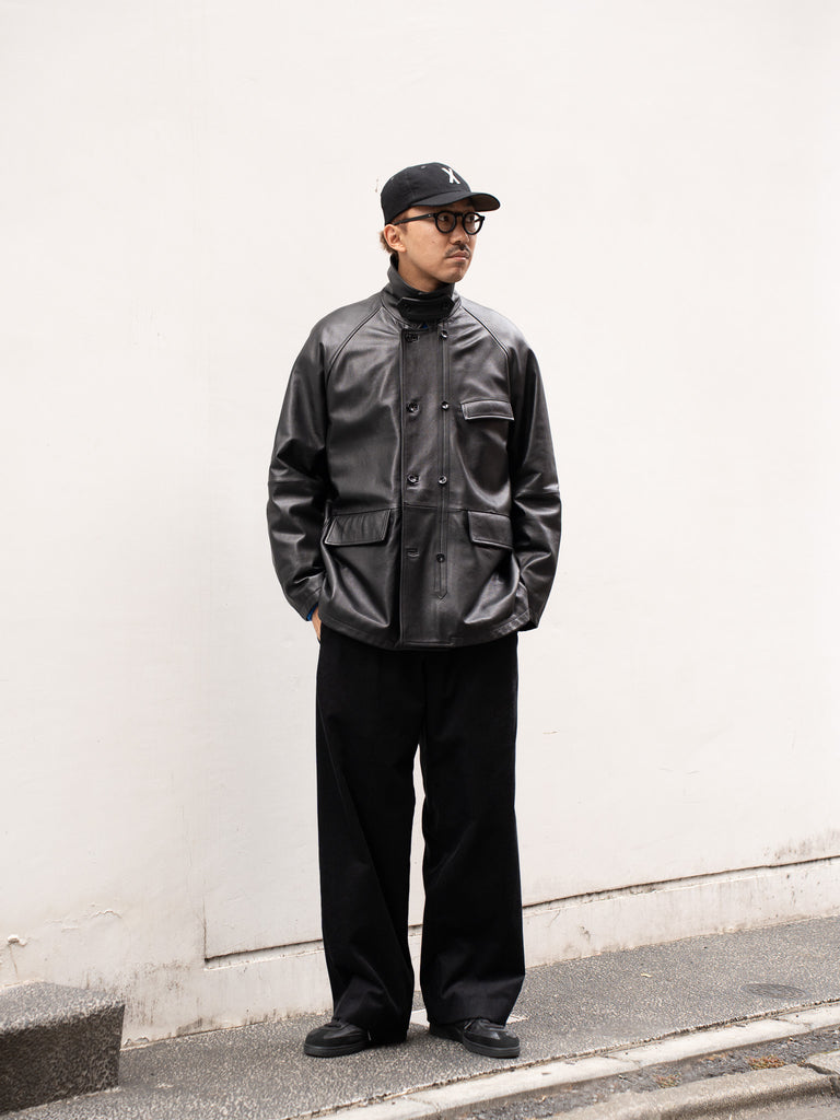CCU / L.C COVERALL -COW BLACK-｜aIbn公式通販