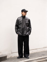 CCU / “LC” COVERALL SHIRT -BLACK-