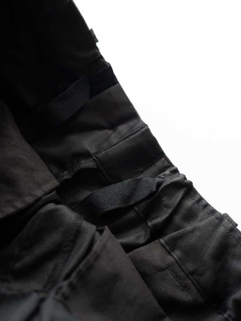 nonnotte / Draping Elastic In Tuck Wld Trousers  [Suvin Gold Supreme Twill]