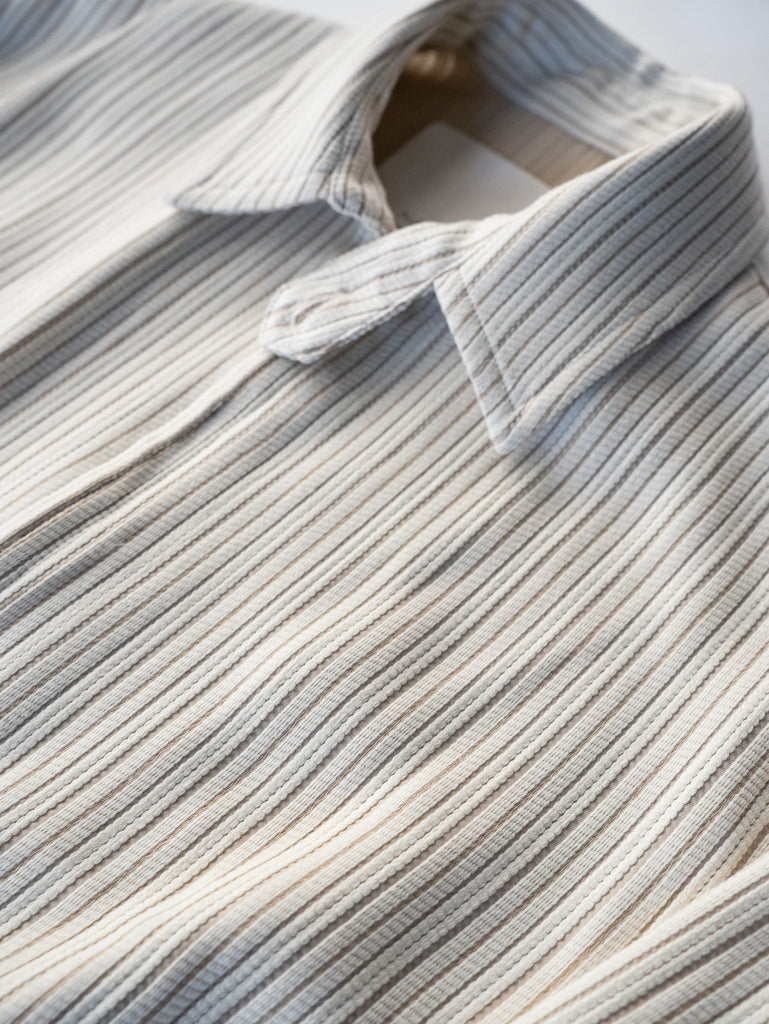 nonnotte / Draping Bomber Jacket-Turtledove-
