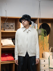 【残り1点】nonnotte / Draping Bomber Jacket-Turtledove-