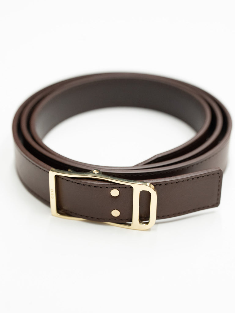 CCU / STIRRUP BELT -BROWN(GOLD)-