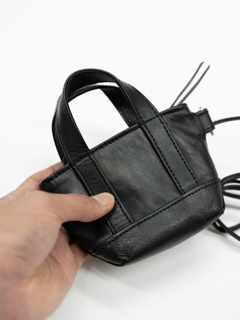 CCU / MINI TOTE BAG -BLACK-