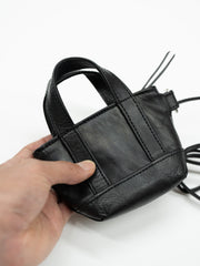 CCU / MINI TOTE BAG -BLACK-