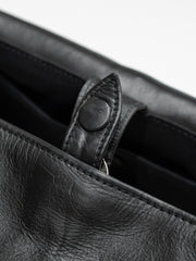 CCU / ROUND TOTE BAG L SIZE -BLACK-