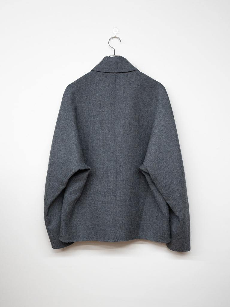 nonnotte / 三角龜領套頭衫-YAKNatural × 白色-