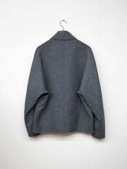 nonnotte / 三角龜領套頭衫-YAKNatural × 白色-