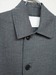 nonnotte / 三角龜領套頭衫-YAKNatural × 白色-