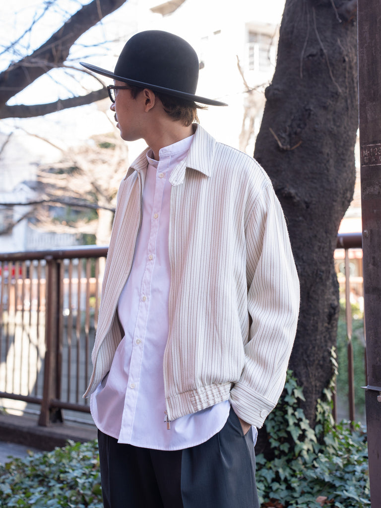 【残り1点】nonnotte / Draping Bomber Jacket-Turtledove-