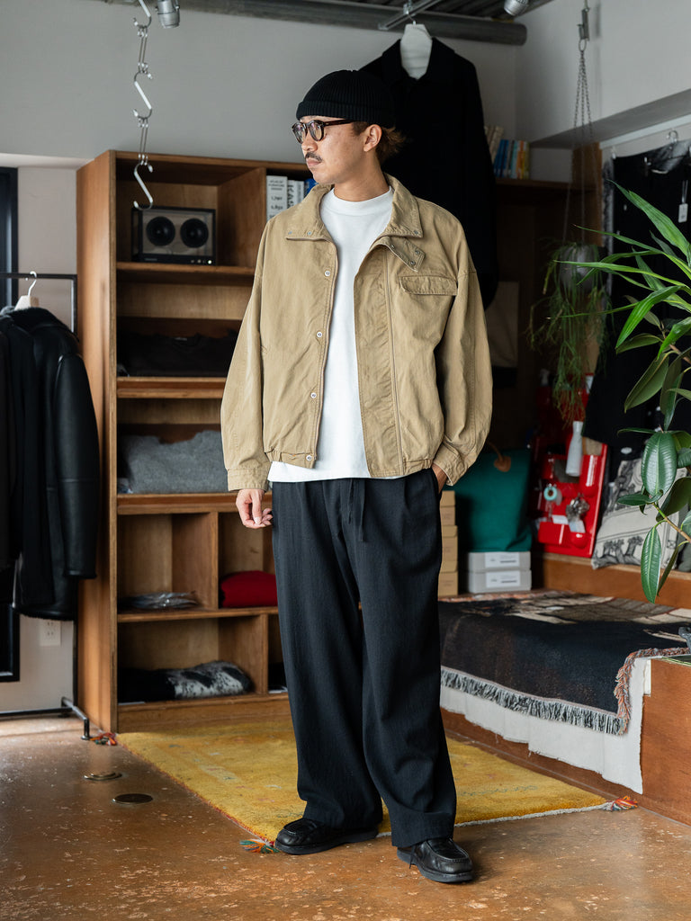 refomed / Active ZIP JACKET -BEIGE-