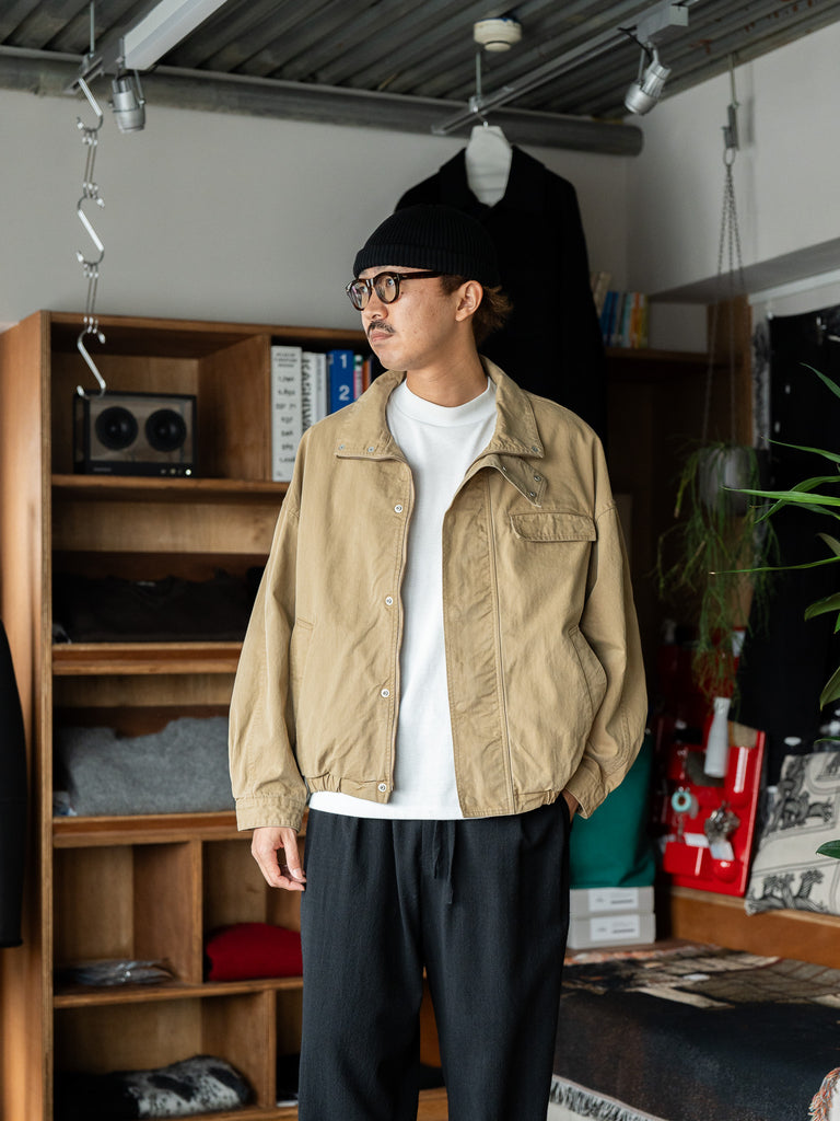 refomed / Active ZIP JACKET -BEIGE-