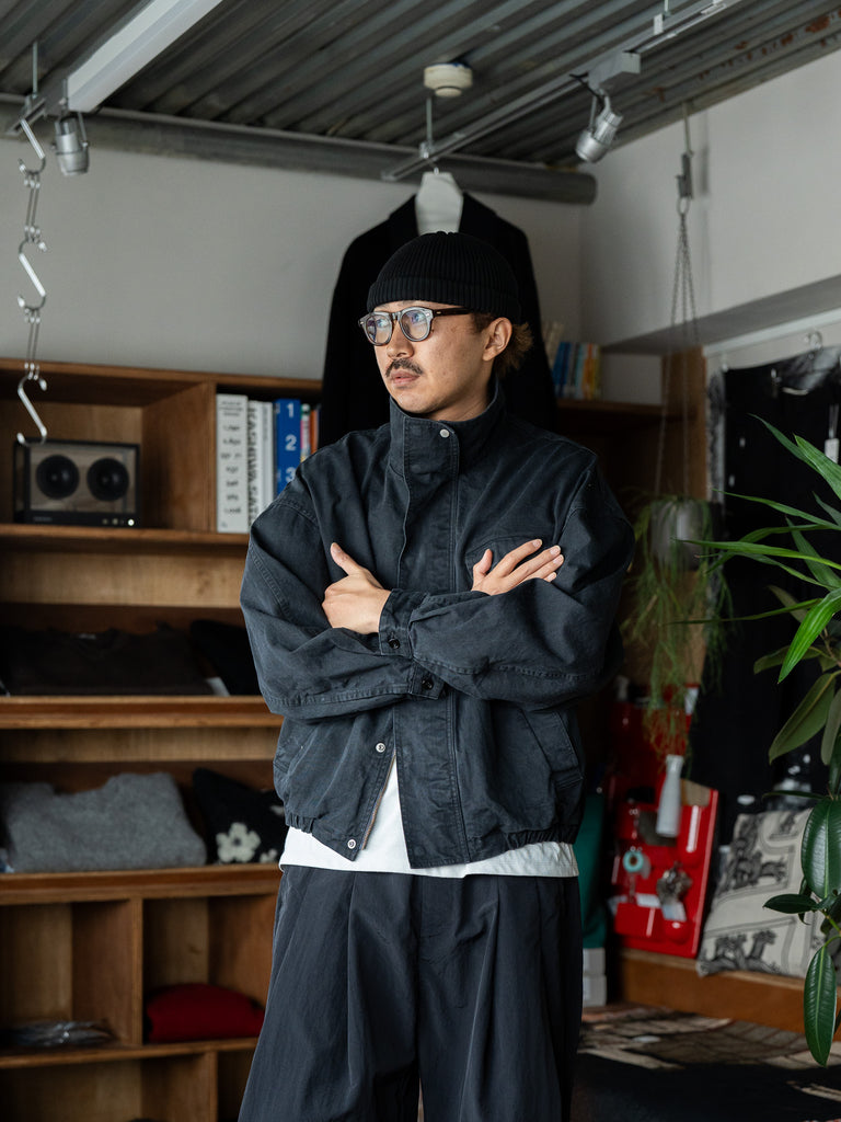 refomed / Active ZIP JACKET -BLACK-