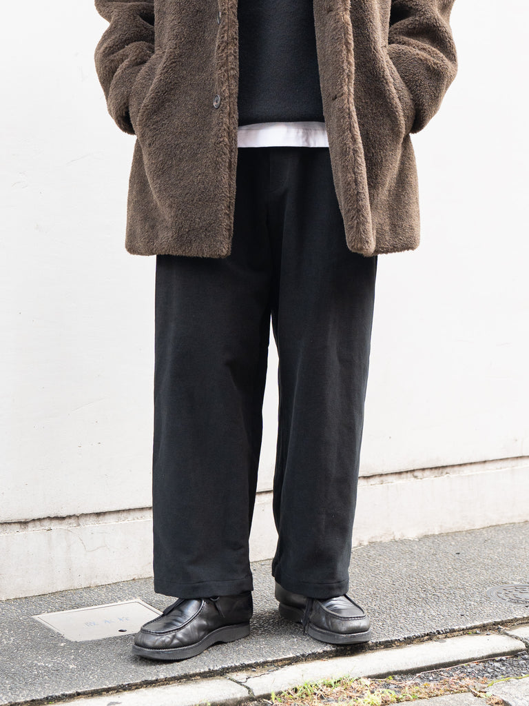 THE DAY /  BRITISH MOLESKIN PANTS -BLACK-