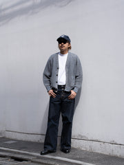 【残り1点】 SUGARHILL / COTTON KNIT CARDIGAN  -NAVY&BEIGE-