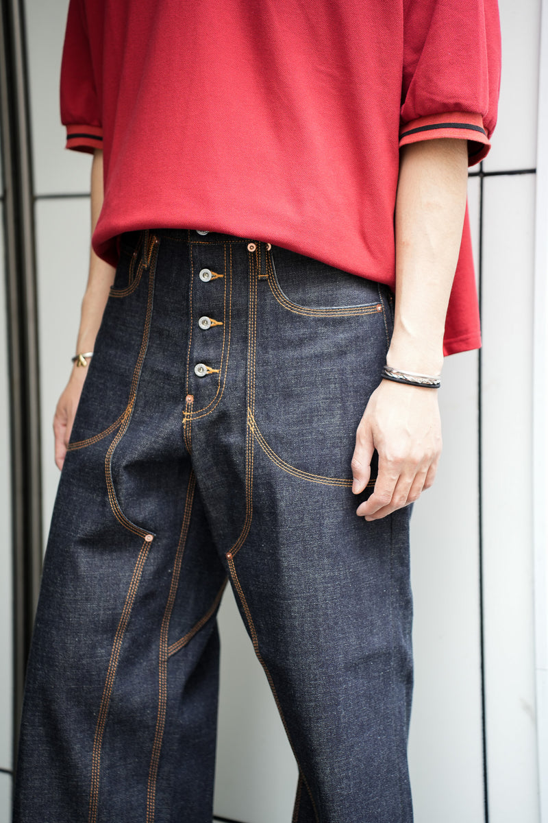 SUGARHILL(シュガーヒル) / CLASSIC DOUBLE KNEE DENIM PANTS｜aIbn