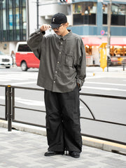 reformed/ 手腕貼片寬幅襯衫「青年布」-完好-