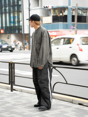 reformed/ 手腕貼片寬幅襯衫「青年布」-完好-