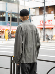 reformed/ 手腕貼片寬幅襯衫「青年布」-完好-