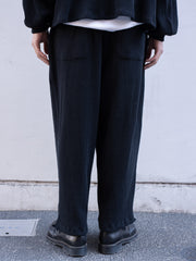 refomed /  AZEAMI THERMAL PANTS - BLACK-