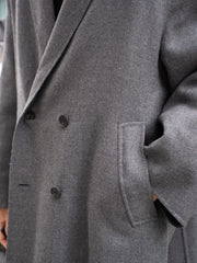 nonnotte / 三角龜領套頭衫-YAKNatural × 白色-