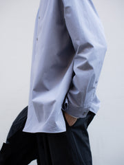 nonnotte / Oversized Shirt-Blue Granite-