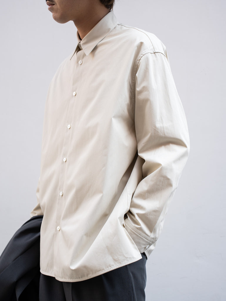 【残り1点】nonnotte / Oversized Shirt -Tldal Foam-