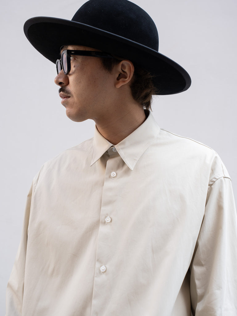 【残り1点】nonnotte / Oversized Shirt -Tldal Foam-