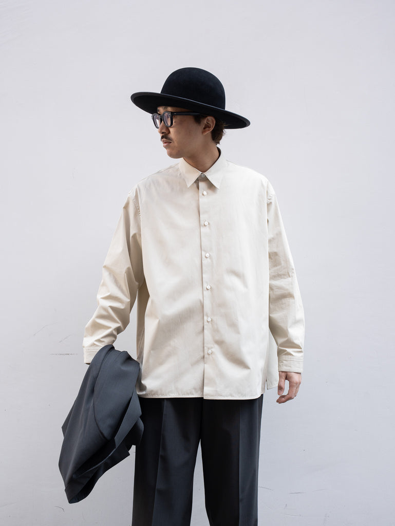 【残り1点】nonnotte / Oversized Shirt -Tldal Foam-