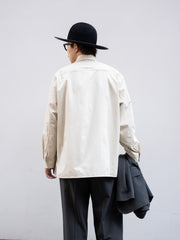 【残り1点】nonnotte / Oversized Shirt -Tldal Foam-