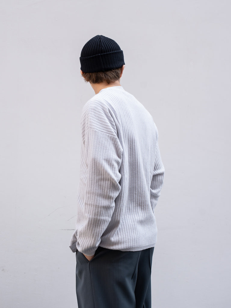 BESTIAIRE / RIBBED CARDIGAN-ROCK-