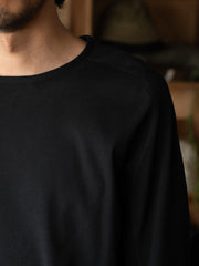 OPPOSE DUALITY / Long Sleeve T-shirts -Black-