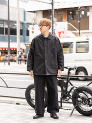 THE DAY /  VENTILE FIELD COAT -BLACK-