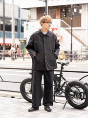 THE DAY /  VENTILE FIELD COAT -BLACK-