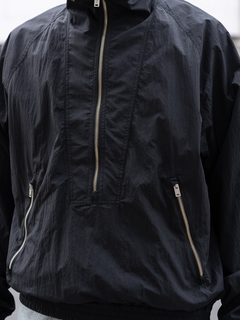 【預計2月中旬到貨】SUGARHILL / ZIP NYLON BLOUSON-BLACK-