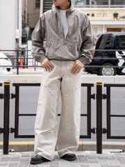 SUGARHILL / ZIP NYLON BLOUSON-GRAY-