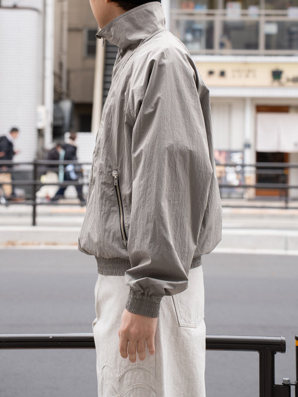 【預計2月中旬到貨】SUGARHILL / ZIP NYLON BLOUSON-GRAY-