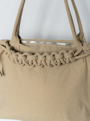 SAGAN VIENNA / PAZAR TOTE M PLANT DYE NYLON -BEIGE-