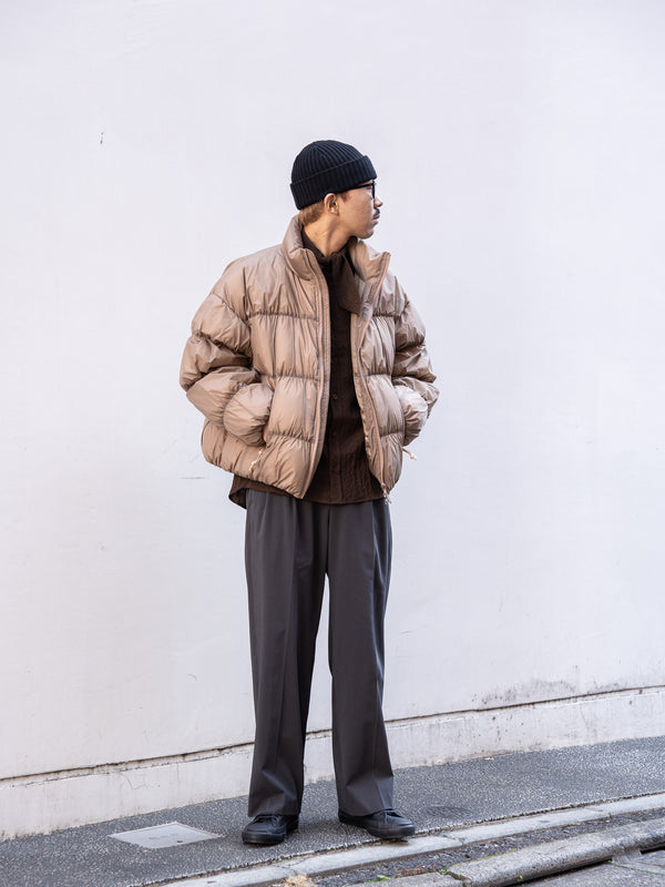 【再入荷】refomed / MANUAL DOWN JACKET -GREIGE-