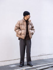 【再入荷】refomed / MANUAL DOWN JACKET -GREIGE-