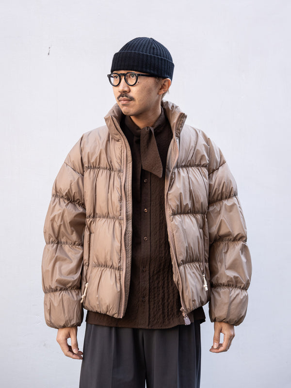 【再入荷】refomed / MANUAL DOWN JACKET -GREIGE-