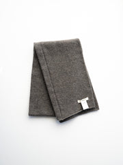 TOHNAI / CHUNKY WOOL SCARF -GRAY-