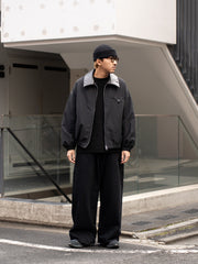 refomed / DOKA NYLON JACKET "TARP" -BLACK-