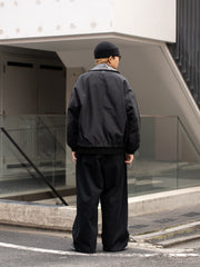 refomed /  FRESH MAN DENIM WIDE PANTS "OW"-BLACK-