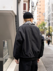 refomed / DOKA NYLON JACKET "TARP" -BLACK-