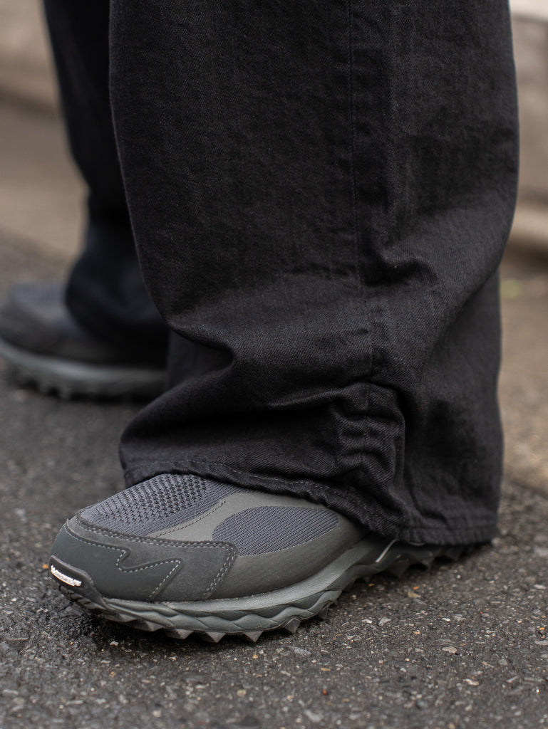 refomed /  FRESH MAN DENIM WIDE PANTS "OW"-BLACK-