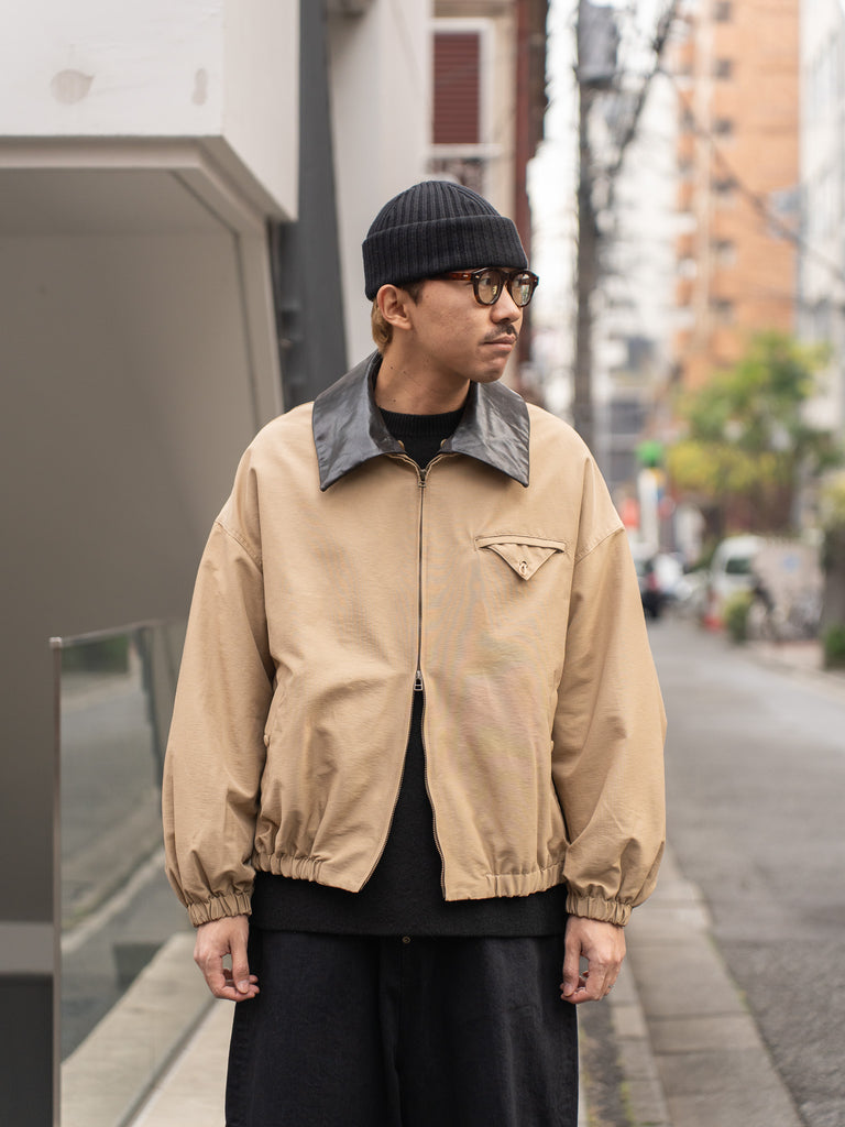 refomed / DOKA NYLON JACKET "TARP" -BEIGE-