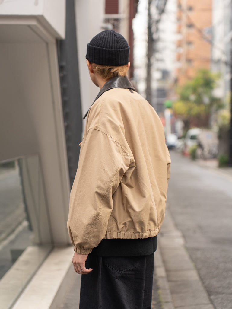 refomed / DOKA NYLON JACKET "TARP" -BEIGE-
