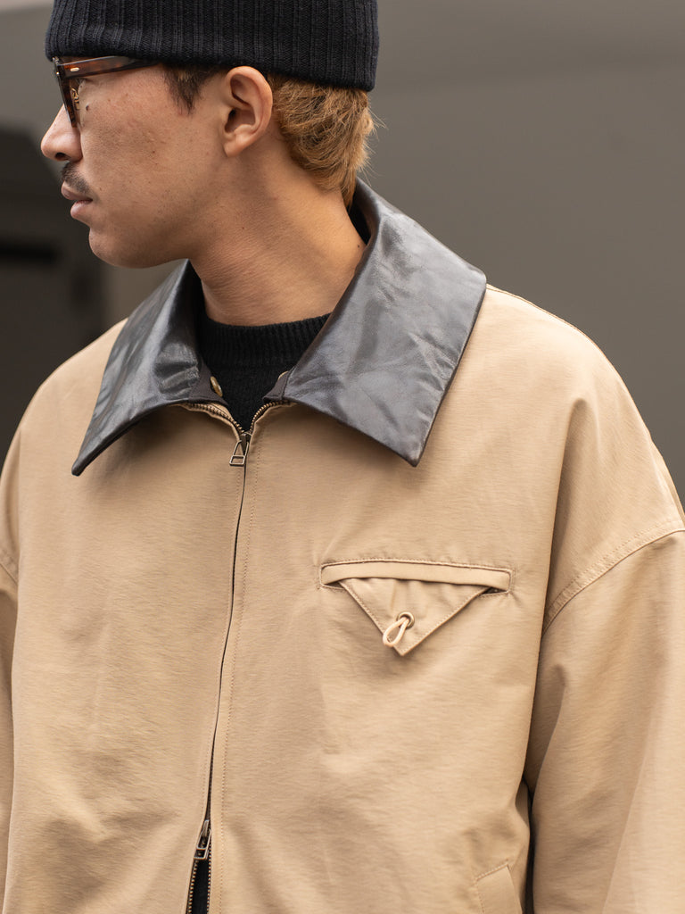 refomed / DOKA NYLON JACKET "TARP" -BEIGE-